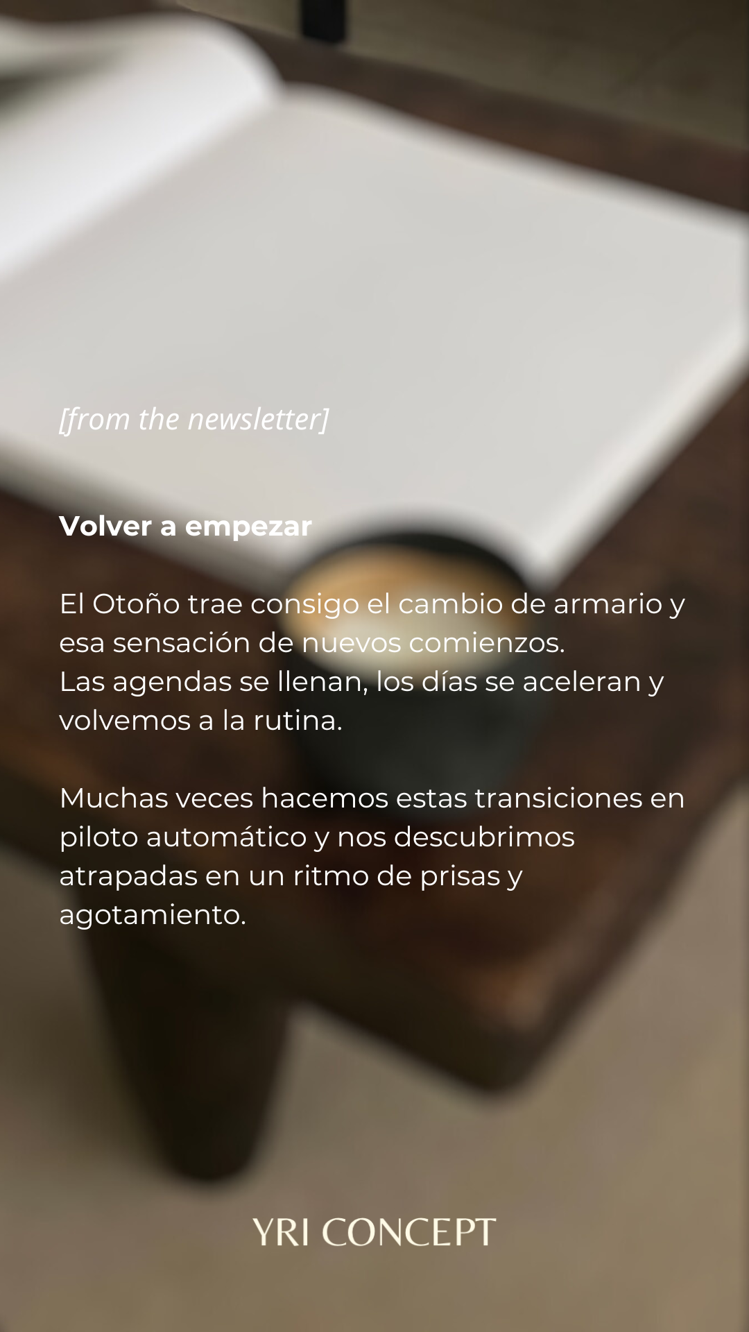 Returning to routine, fully present